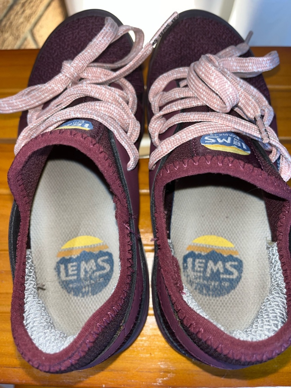 Lems Mesa Trail Shoes Rosewood Pink Minimalist Hiking Sneakers 6.5 - Picture 7 of 8